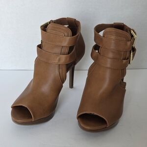 Brash Open Toe Heels Size 8